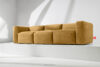 BUFFO Sofa 3 boho modułowa w tkaninie plecionej miodowa miodowy - zdjęcie 12