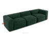 BUFFO Sofa 3 boho modułowa w tkaninie plecionej morska morski - zdjęcie 3