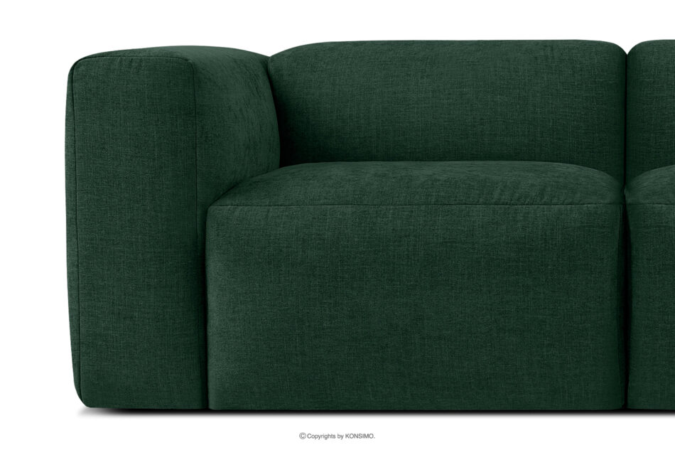 BUFFO Sofa 3 boho modułowa w tkaninie plecionej morska morski - zdjęcie 6