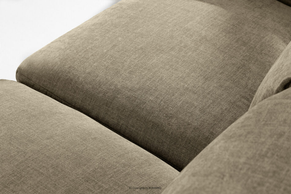 BUFFO Sofa 3 boho modułowa w tkaninie plecionej piaskowa piaskowy - zdjęcie 9