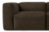 BUFFO Sofa 3 boho modułowa w tkaninie plecionej brązowa brązowy - zdjęcie 7