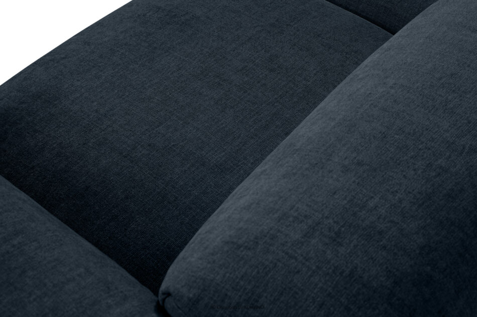 BUFFO Sofa 3 boho modułowa w tkaninie plecionej ciemny niebieski ciemny niebieski - zdjęcie 5