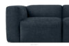 BUFFO Sofa 3 boho modułowa w tkaninie plecionej ciemny niebieski ciemny niebieski - zdjęcie 7