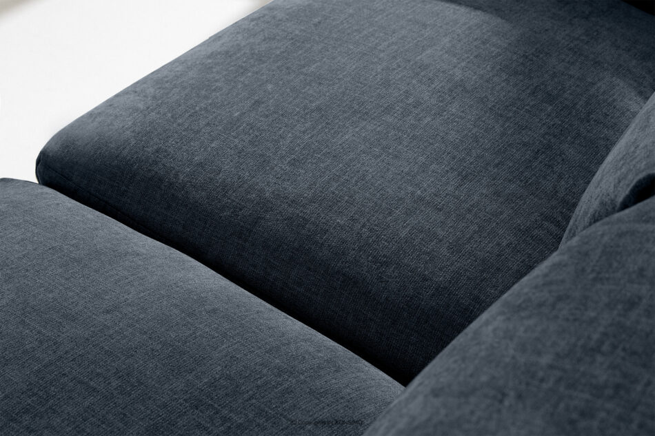 BUFFO Sofa 3 boho modułowa w tkaninie plecionej ciemny niebieski ciemny niebieski - zdjęcie 9