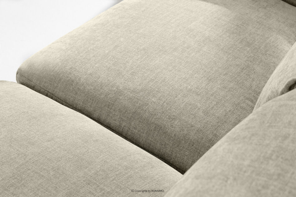 BUFFO Sofa 3 boho modułowa w tkaninie plecionej ecru ecru - zdjęcie 9