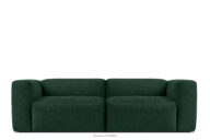 Sofa chmurka do salonu tkanina pleciona morski
