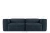 BUFFO Sofa chmurka do salonu tkanina pleciona ciemny niebieski ciemny niebieski - zdjęcie 1
