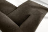 BUFFO Narożnik modułowy do salonu w tkaninie plecionej brązowy lewy brązowy - zdjęcie 16
