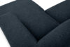BUFFO Narożnik modułowy do salonu w tkaninie plecionej ciemny niebieski prawy ciemny niebieski - zdjęcie 8