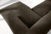 BUFFO Duży narożnik modułowy do salonu w tkaninie plecionej brązowy prawy brązowy - zdjęcie 15