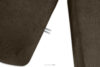 BUFFO Duży narożnik w kształcie U modułowy tkanina pleciona brązowy brązowy - zdjęcie 9