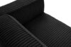 FEROX Duży czarny narożnik w tkaninie sztruks lewy czarny - zdjęcie 8