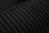 FEROX Duży czarny narożnik w tkaninie sztruks lewy czarny - zdjęcie 9