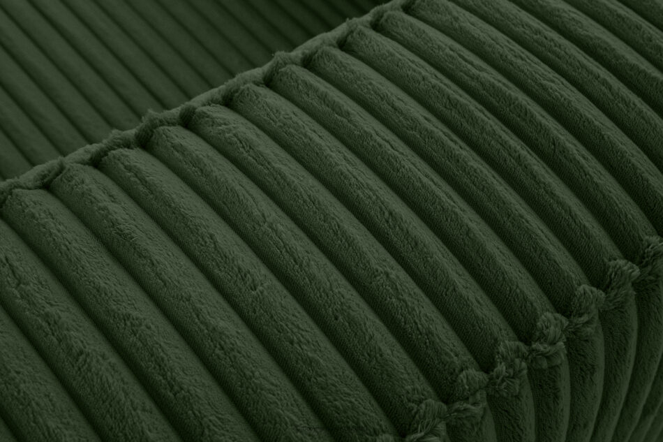 FEROX Duży ciemny zielony narożnik w tkaninie sztruks lewy ciemny zielony - zdjęcie 8