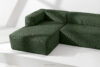 FEROX Duży ciemny zielony narożnik w tkaninie sztruks lewy ciemny zielony - zdjęcie 13