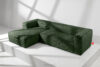 FEROX Duży ciemny zielony narożnik w tkaninie sztruks lewy ciemny zielony - zdjęcie 15