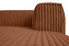 FEROX Duży rudy narożnik w tkaninie sztruks prawy rudy - zdjęcie 5