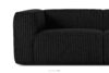 FEROX Duża czarna sofa w tkaninie sztruks czarny - zdjęcie 5