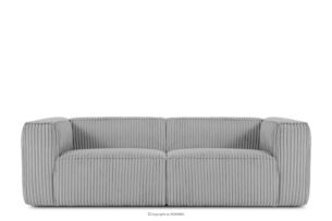 FEROX, https://konsimo.pl/kolekcja/ferox/ Duża jasnoszara sofa w tkaninie sztruks jasny szary - zdjęcie