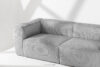 FEROX Duża jasnoszara sofa w tkaninie sztruks jasny szary - zdjęcie 11