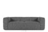 FEROX Duża ciemnoszara sofa w tkaninie sztruks ciemny szary - zdjęcie 1