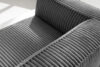 FEROX Duża ciemnoszara sofa w tkaninie sztruks ciemny szary - zdjęcie 9