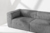 FEROX Duża ciemnoszara sofa w tkaninie sztruks ciemny szary - zdjęcie 11