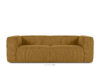 FEROX Duża żółta sofa w tkaninie sztruks żółty - zdjęcie 1