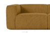 FEROX Duża żółta sofa w tkaninie sztruks żółty - zdjęcie 5