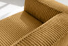 FEROX Duża żółta sofa w tkaninie sztruks żółty - zdjęcie 9