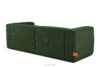 FEROX Duża ciemnozielona sofa w tkaninie sztruks ciemny zielony - zdjęcie 4