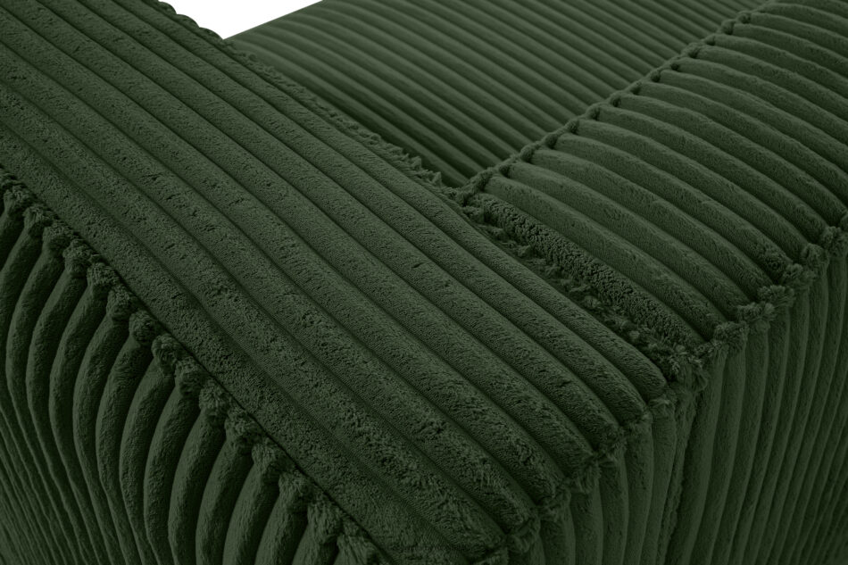 FEROX Duża ciemnozielona sofa w tkaninie sztruks ciemny zielony - zdjęcie 7