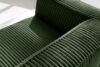 FEROX Duża ciemnozielona sofa w tkaninie sztruks ciemny zielony - zdjęcie 9