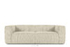 FEROX Duża kremowa sofa w tkaninie sztruks kremowy - zdjęcie 1