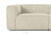 FEROX Duża kremowa sofa w tkaninie sztruks kremowy - zdjęcie 5