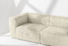 FEROX Duża kremowa sofa w tkaninie sztruks kremowy - zdjęcie 11