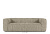 FEROX Duża bezowa sofa w tkaninie sztruks beżowy - zdjęcie 1