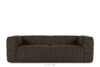 FEROX Duża brążowa sofa w tkaninie sztruks brązowy - zdjęcie 1