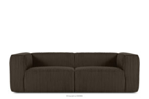 FEROX, https://konsimo.pl/kolekcja/ferox/ Duża brążowa sofa w tkaninie sztruks brązowy - zdjęcie
