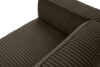 FEROX Duża brążowa sofa w tkaninie sztruks brązowy - zdjęcie 6