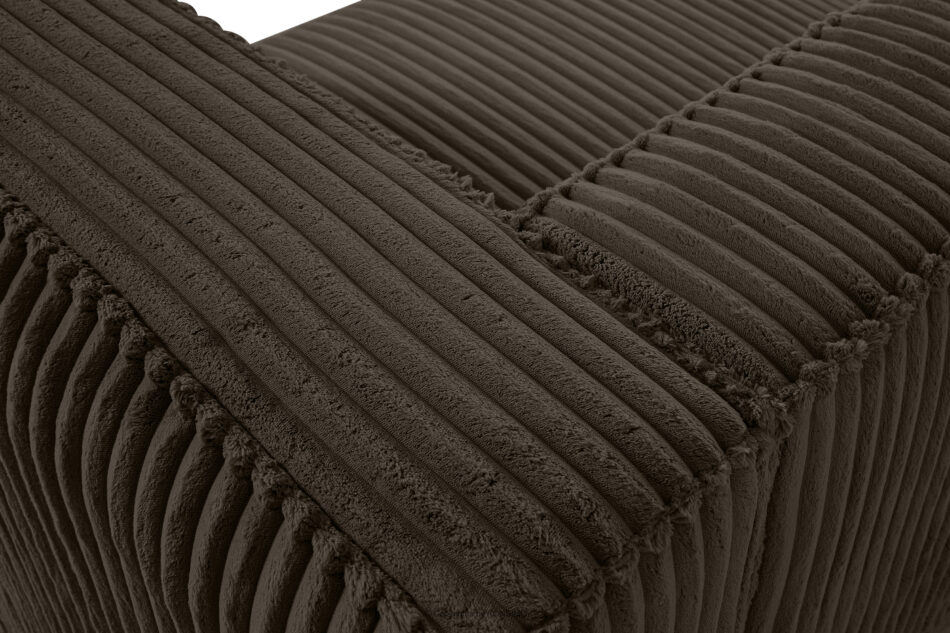 FEROX Duża brążowa sofa w tkaninie sztruks brązowy - zdjęcie 7