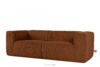 FEROX Duża ruda sofa w tkaninie sztruks rudy - zdjęcie 3