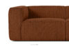 FEROX Duża ruda sofa w tkaninie sztruks rudy - zdjęcie 5