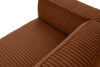 FEROX Duża ruda sofa w tkaninie sztruks rudy - zdjęcie 6