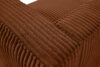 FEROX Duża ruda sofa w tkaninie sztruks rudy - zdjęcie 8