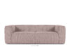 FEROX Duża różowa sofa w tkaninie sztruks różowy - zdjęcie 1
