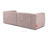 FEROX Duża różowa sofa w tkaninie sztruks różowy - zdjęcie 4