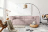 FEROX Duża różowa sofa w tkaninie sztruks różowy - zdjęcie 13
