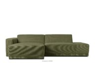 Narożnik do salonu w stylu boho khaki lewy