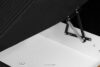 EGRET Rozkładany narożnik na nóżkach w sztruksie czarny lewy czarny - zdjęcie 14